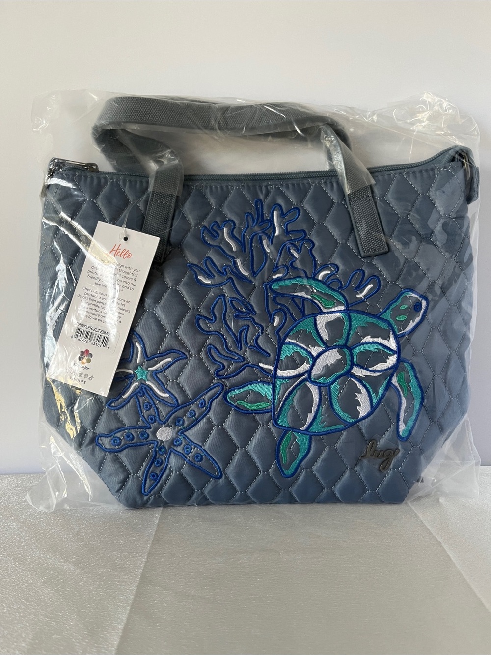 LUG - Sprinkler Crossbody Bag in Sealife Blue Moon - Picture 4 of 8